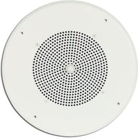 Bogen S86T725PG8WVK Ceiling Speaker Assembly with S86 8" Cone and Volume Knob, Off-White