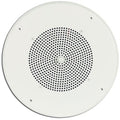 Bogen S810T725PG8WVR Ceiling Speaker Assembly with S810 8" Cone and Recessed Volume Control, Off White