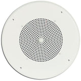 Bogen S810T725PG8WVR Ceiling Speaker Assembly with S810 8" Cone and Recessed Volume Control, Off White