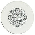 Bogen S86T725PG8U Ceiling Speaker Assembly with S86 8" Cone with Bright White Grille