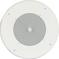 Bogen S86T725PG8WBR Ceiling Speaker Assembly with S86 8" Cone and Screw Terminal Bridge, Off White
