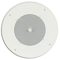 Bogen S86T725PG8UBR Ceiling Speaker Assembly with S86 8" Cone and Screw Terminal Bridge with Bright White Grille