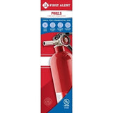 First Alert PRO2-5 1-A:10-B:C Fire Extinguisher-Rechargeable, Red