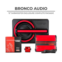 Bronco 6th Gen BRO-BASS Package 12” Subwoofer Enclosure Complete Package