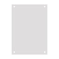 Mier BW-1816NMPO 14.88" 16.75" Plastic Back Panel