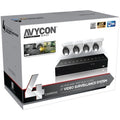 AVYCON AVK-NB41E4-1T 4MP IP Kit, Includes (4) InfiniteColor Turret Cameras and (1) 4-Channel Poe 4K NVR