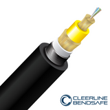 Cleerline TD006S2D9BN BendSafe 6 Strand OS2, Armored Direct Burial Distribution Tight Buffer, PE/OSP/Burial - 1000ft Spool