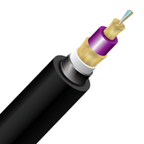 Cleerline TD006S2D9BN BendSafe 6 Strand OS2, Armored Direct Burial Distribution Tight Buffer, PE/OSP/Burial - 1000ft Spool
