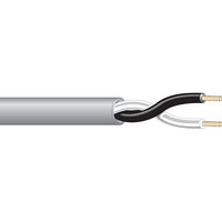 West Penn C210GY0500 10/2 Stranded Unshielded Speaker Cable, Outdoor, TC Direct Burial Sunlight Resistant, 500' (152.4m) Reel, Gray