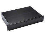 Sanus CADR2-B1 Component Series 2U Economy Sliding Rack Drawer, 3.5" Deep, Black