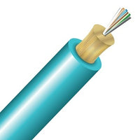 Cleerline TN006M3D9AR-B BendSafe Distribution Cable, Multimode, OM3, 6 Strand, Riser, Aqua, Cut to Order