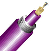 Cleerline TA012M4D9MP-B BendSafe Interlocking Armored Cable, Multimode, OM4, 12 Strand, Distribution, Cut to Order