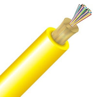 Cleerline 24STD9125SMOS2P-B SSF Single Tube Micro-Distribution Cable LT, 24 Strand, Plenum I/O, 9/125, G657 A2/B2 OS2, Yellow, Cut to Order