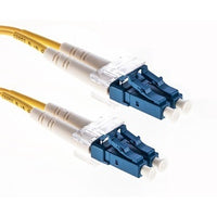 Cleerline 3DOS2LCLC0.5M-UPC XD Series Bend Performance Duplex Patch Cable, LC/UPC-LC/UPC, OS2, 3.0 mm Riser, Yellow, (0.5M) 1.6'