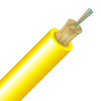 Cleerline 4D9125SMOS2L SFF Micro-Distribution Cable LT, 4 Strand, LSZH-CPR I/O, 9/125 G657 A2/B2 OS2, Yellow, Spool, 1000'