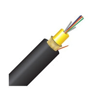 Cleerline 6DJMD9125OS2R-B SSF Double Jacket Micro-Distribution LT Cable, 6 Strand, Riser I/O, 9/125, G657 A2/B2 OS2, Black, Cut to Order