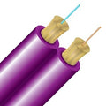 Cleerline D50125MOM4R SSF Duplex Cable Riser, 50/125, OM4, Magenta, Spool, 1000'