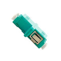 Cleerline SSF-DLCLC-MMADP LC/UPC Multimode Duplex Standard Feed-Thru Adapter, Aqua
