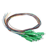 Cleerline PT-SC12-SM-APC-1M BendSafe 900um Fiber Optic Pigtail Assembly, 12 Fiber, SC/APC, 9 µm OS2, 1m