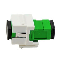 Cleerline SSF-SC-SMAPCKIW Fiber Optic Keystone Insert, Simplex SC to SC, Single-mode, White