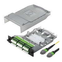 Cleerline CTG-MTLC2X12-SMA-AF HD MTP Elite 24-Fiber Cassette, SM(OS2), 2x12F MTP Male to 24 Quad LC/APC, Type AF
