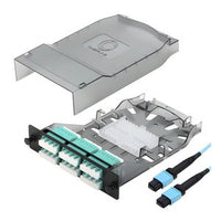 Cleerline CTG-MTLC2X12-SMU-B2 HD MTP Elite 24-Fiber Cassette, SM(OS2), 2x12F MTP Male to 12 Quad LC/UPC, Type B2