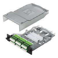 Cleerline CTG-SHDLC24-SMA HD Splice Cassette, 24-Fiber, Quad, LC/APC, 9 µm OS2, 1 m Pigtails (Replaces SHDLC24-SM-APC)