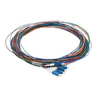 Cleerline PT-LC06-SM-3M Fiber Optic Pigtail Set, 6-Fiber OS2, Simplex LC/UPC to Blunt, 900 µm Buffered, (3.0m) 9.8'