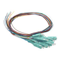 Cleerline PT-SC06-MM-3M Fiber Optic Pigtail Set, 6-Fiber OM4, Simplex SC/UPC to Blunt, 900 µm Buffered, (3.0m) 9.8'