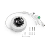 First Alert CX4DE08F28PW CX4D 8MP AI Dome Camera, 2.8mm Fixed Lens, White