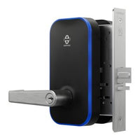 Centrios CEM100-AU-626-SC-KR Centrios Mortise Lock, Schlage Keyway, Augusta Lever, Satin Chrome