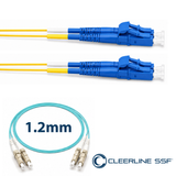 Cleerline CTG-S4B-02LULU-15m SSF™ OM4 LC/UPC-LC/UPC Patch Cord 1.2mm 15m
