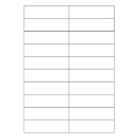 Comelit 1219 Name Tag Sheets for Vandalcom Entrance Panel