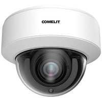 Comelit IK04N1ZA Next Series 4MP Vandal-Resistant Dome IP Camera with Built-in Microphone, IK10, 2.8-12mm Motorized Lens, White