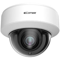 Comelit IPKCAMA08ZC Advance Series Vandaldome IP Camera with Built-in Microphone, IK10, 2.8-12mm Motorized Lens, White