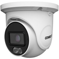 Comelit IT08N2FA Next Series ColorUP 8MP Turret IP Camera with Built-in Microphone, 2.8mm Fixed Lens, White