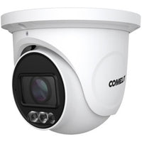 Comelit IT08N2ZA Next Series ColorUP 8MP Turret IP Camera with Built-in Microphone, 2.8-12mm Motorised Lens, White