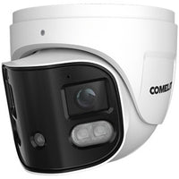 Comelit ITM08A3F02A Advance Series ColorUP 8MP Turret IP Panorama Camera with Warning LED and Audible Alert Via Speaker, 2.8mm Fixed Lens, White