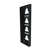 Comelit UT9174B Surface-Mounted Housing, 4-Ultra Modules, Black