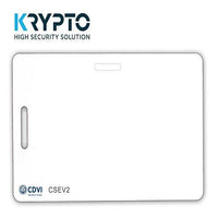 CDVI CSEV2 DESFire EV2 Clamshell Card, 25-Pack