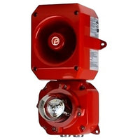 Potter 1430573-1 64-Tone Alarm Horn Sounder, Clear Lens, Red Body