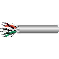West Penn 22/4 Stranded Individually Shielded Audio Cable, CM, 500' (152.4m) Reel, Gray