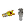West Penn DB59BNCSL-25 RG59 Double Bubble Style for BNC Connector, 25-Pack