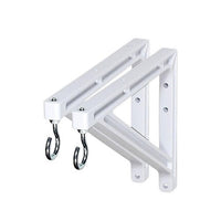 Draper 227214 10" or 14" Wall Brackets, White