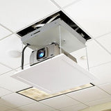 Draper 300198 Micro Projector Lift, 3-Scissor Design, Extends up to 48"(122cm), 35 lb Max, Gray