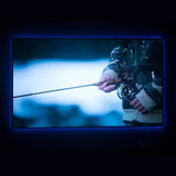 Draper 254293TE Profile+ Fixed Projection Screen, TecVision XH900X ALR Surface, 21:9 Ultrawide, 182-3/8"
