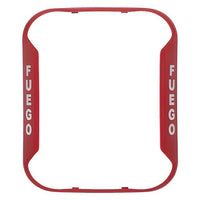 Radionix SS-BZR-SP Bezel Wall Horn / Strobe, Spanish, Red