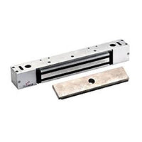 DynaLock 2268-10-US28-ATS-DSM-RC-TD 2268-10 228 Series 1200 lb Single Classic Low Profile Electromagnetic Lock Outswing, Time Delay, Anti-Tamper and Door Status Switches, Satin Aluminum