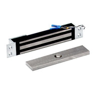 DynaLock 2600-US28 Single Mortise Mini Electromagnetic Lock, 12V/24V, Satin Aluminum
