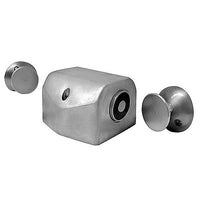 DynaLock 2802 2800 Series Floor Mount Electromagnetic Door Holder for Double Door, Satin Aluminum